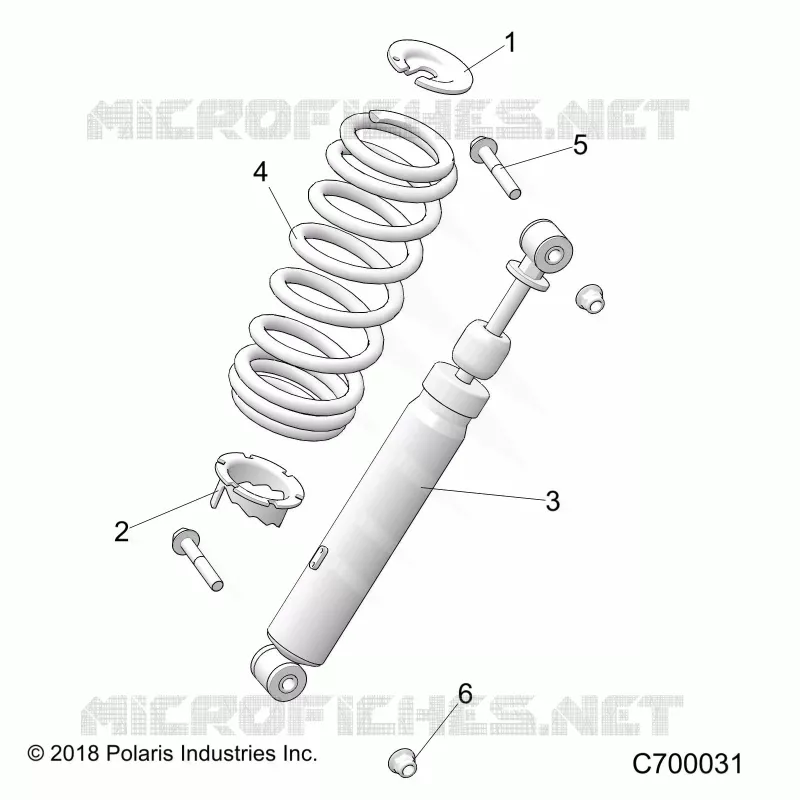 SUSPENSION, FRONT SHOCK MOUNTING