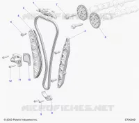 CAM CHAIN AND SPROCKET