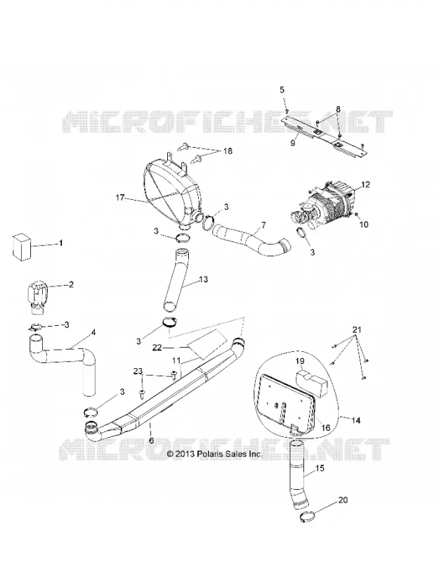MOTOR, LUFTEINLASS