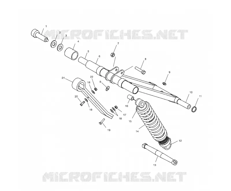 FRONT Drehmomentarm (M-10)