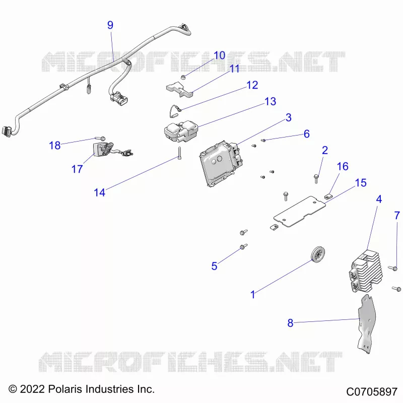 ELEKTRIC, HARNESS COMPONENTS AND RELATED- Z22A5K87A4/A5V87A4 (C0705897)