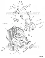 ENGINE, LUFTEINLASS MANIFOLD