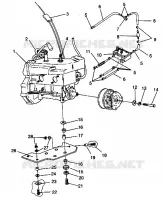 MOTORAUFHÄNGUNG LITE 0943433 and  LITE DELUXE 0943431 (4924992499025A)