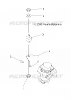 MOTOR, VERGASER BRACKET