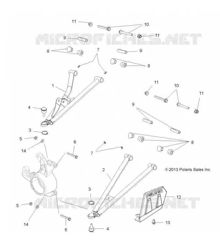 FRONT SUSPENSION A-ARMS