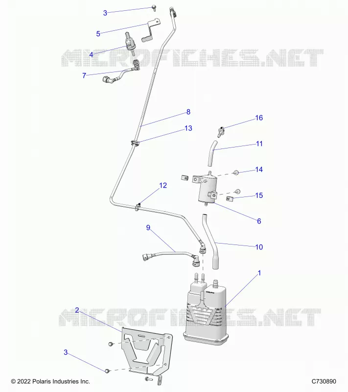 KRAFTSTOFFSYSTEM, TANK, EVAP R23TAE99BD/BP (C730890)