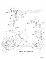 DRIVE TRAIN, CLUTCH COVER AND DUCTING