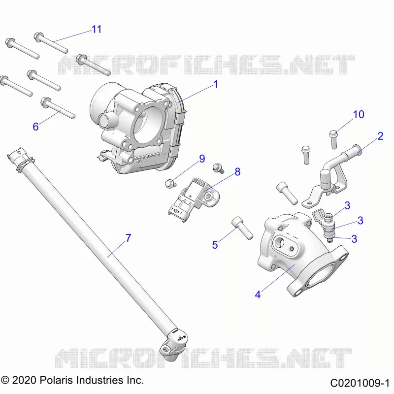 ENGINE, DROSSELKLAPPENGEHÃ„USE AND FUEL RAIL