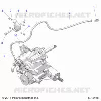 ANTRIEB, MAIN GEARCASE MOUNTING- Z21CHA57K2 (C702609)