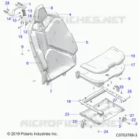 SITZ ASM.,REAR