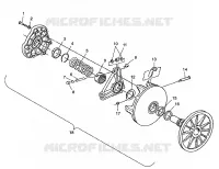 Antriebskupplung 500 INDY 0982764(A)(B) and EUROPEAN 500 INDY E982764A (4942104210C003)