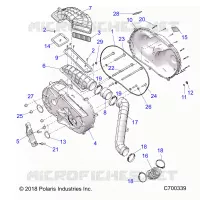 ANTRIEB, CLUTCH COVER AND DUCTING