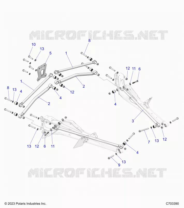 HINTERRADAUFHÃ„NGUNG TRAILING ARMS MOUNTING