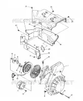Gebläsegehäuse   RÜCKZUG ANLASSER   SPORT   SPORT GT (4919271927033A)