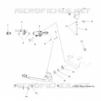 BREMSES, FOOT PEDAL AND MASTER CYLINDER