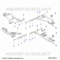 FRONT SUSPENSION CONTROL ARMS