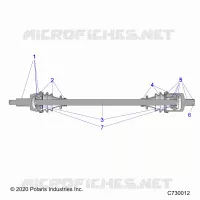 ANTRIEB, FRONT HALF SHAFT