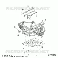 CHASSIS, MAIN FRAME AND SKID PLATES