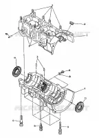 CRANKCASE ASSEMBLY 400 XC (4920122012027A)