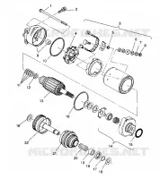 ANLASSER ASSEMBLY SL 750 B944070 (4927012701030A)