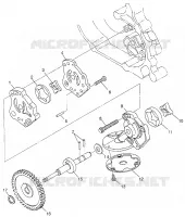 ÖLPUMPE Magnum 4X4 W97AC42A, Swedish Magnum 4X4 S97AC42E and Norwegian Mag (4940834083D004)