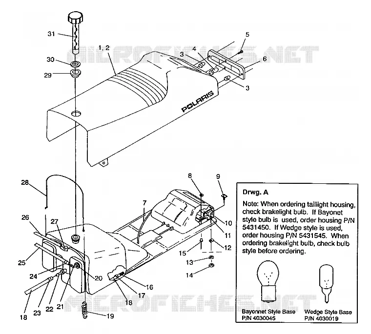 SITZ   GASBEHÄLTER ASSEMBLY RXL / 0930768 and RXL SKS / 0930568 (4922992299002A)