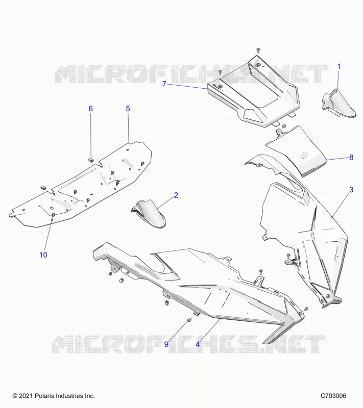 HAUBE AND FRONT FENDERS