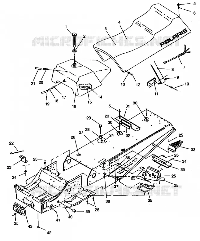 TUNNEL AND SITZ ASSEMBLY LITE GT E943133 (49273527350001)