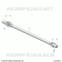 ANTRIEB, PROP SHAFT, FRONT
