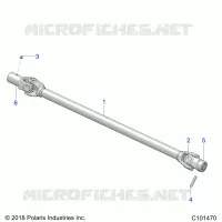 ANTRIEB, PROP SHAFT, FRONT