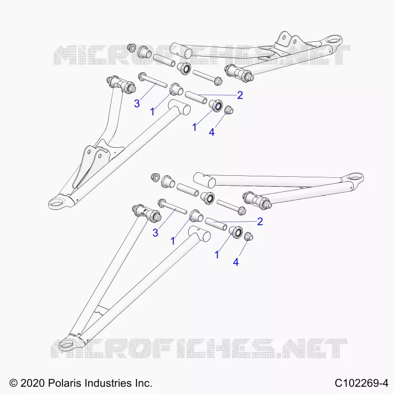 FRONT SUSPENSION A-ARM, MOUNTING- A21SVE95KK (C102269-4)