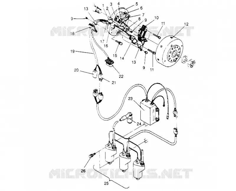 MAGNETO ASSEMBLY  RXL 0956768 (4930783078C013)