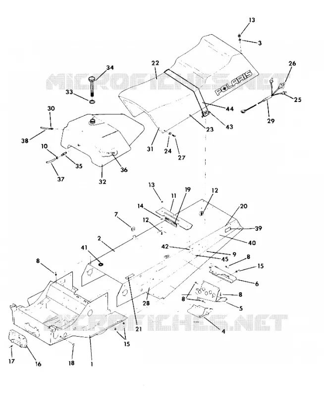 CHASSIS AND SITZ INDY LITE GT (4920132013001A)