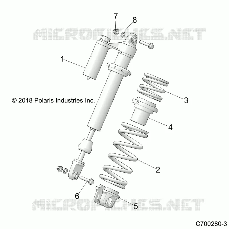 FRONT SUSPENSION SHOCK MOUNTING