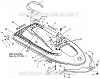 HULL   BODY SL 900 B964291 and  Intl. SL 900 I964291 (4935583558A005)