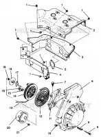RÜCKZUG ANLASSER ASSEMBLY SPORT 0940443 and SPORT SKS 0940243 (4925052505039A)