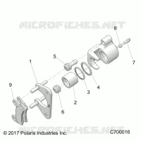 HINTERBREMSE CALIPER