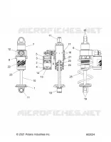 SUSPENSION, FRONT SHOCK TRACK, VELOCITY 7045536