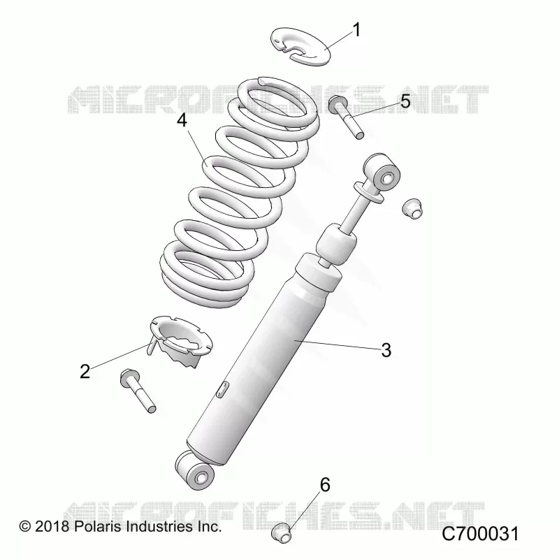 SUSPENSION, FRONT SHOCK MOUNTING