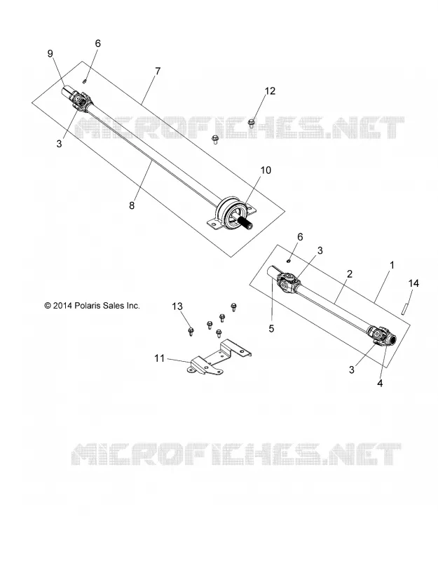 DRIVE TRAIN, FRONT KARDANWELLE