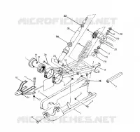 Hinterradschwinge   SCHOCK 250 6x6 / W928727 (4922842284029A)