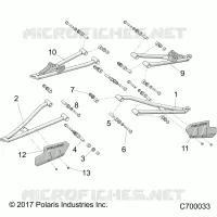 FRONT SUSPENSION CONTROL ARMS