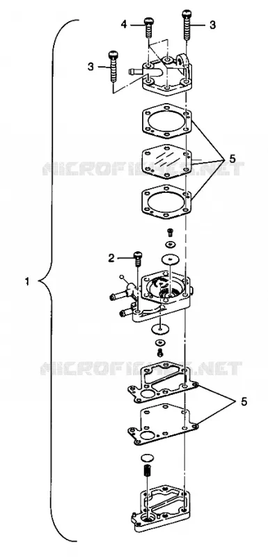 BENZINPUMPE SPORTSMAN 500 W98CH50A and W98CH50AB (4945714571E003)