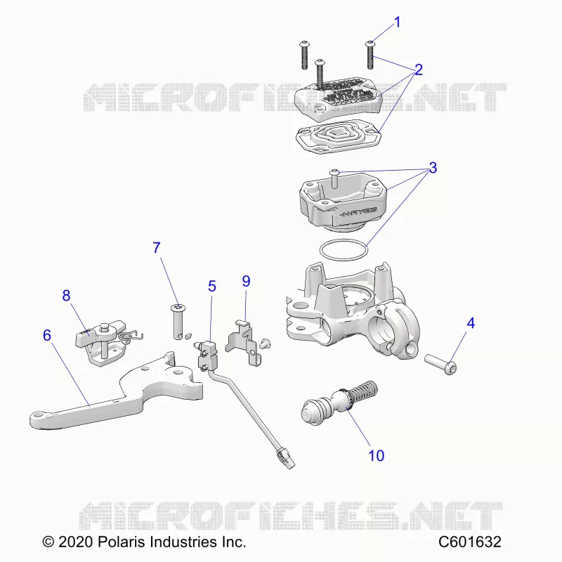 BRAKES, MASTER CYLINDER ASM.