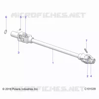 DRIVE TRAIN, FRONT KARDANWELLE