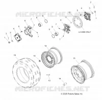 HINTERRAD and BREMSE DISK/HUBS/BEARING CARRIERS
