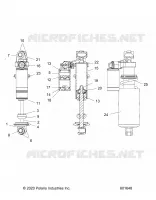 SUSPENSION, FRONT SHOCK TRACK