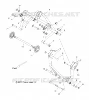 Aufhängung hinten CRANK