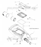 MOTOR, LUFTEINLASS SYSTEM