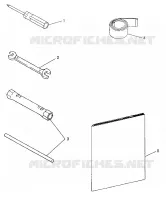 TOOL KIT WIDETRAK GT 0972061 AND EUROPEAN WIDETRAK GT E972061 (4938173817C013)